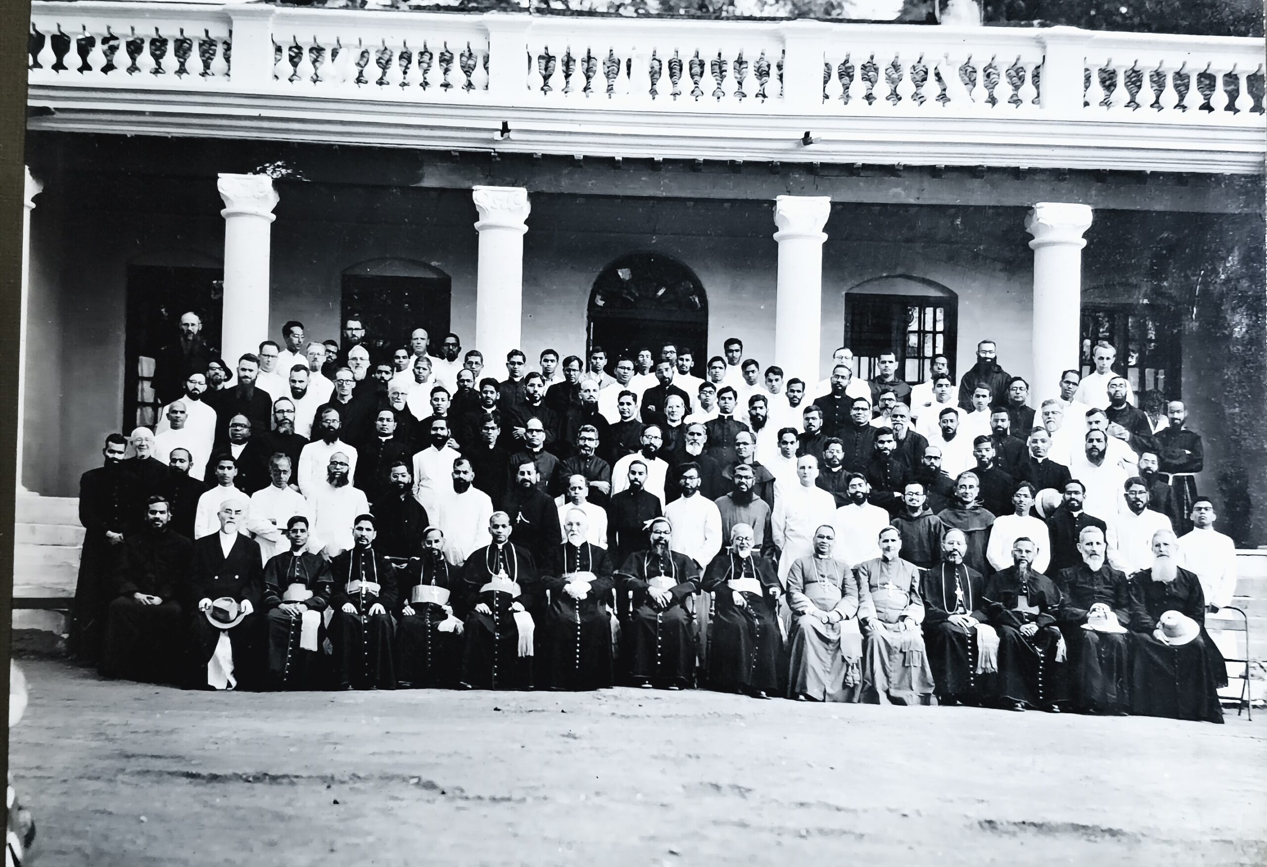 Historic photograph from 3rd July 1955, the founding of the diocese